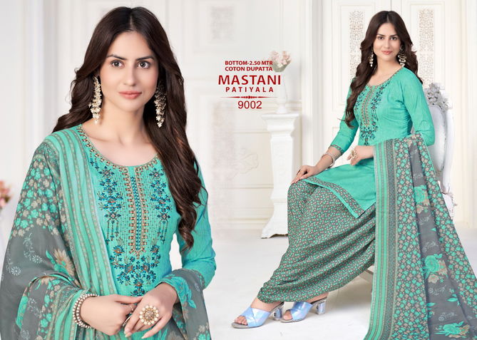 Mastani Patiyala 9 Printed Cotton Casual Daily Wear Dress Material Collection